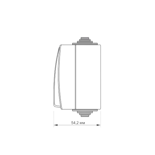 BINERA сірий Клавіша дзвінка зовнішня IP65 Videx Житомир