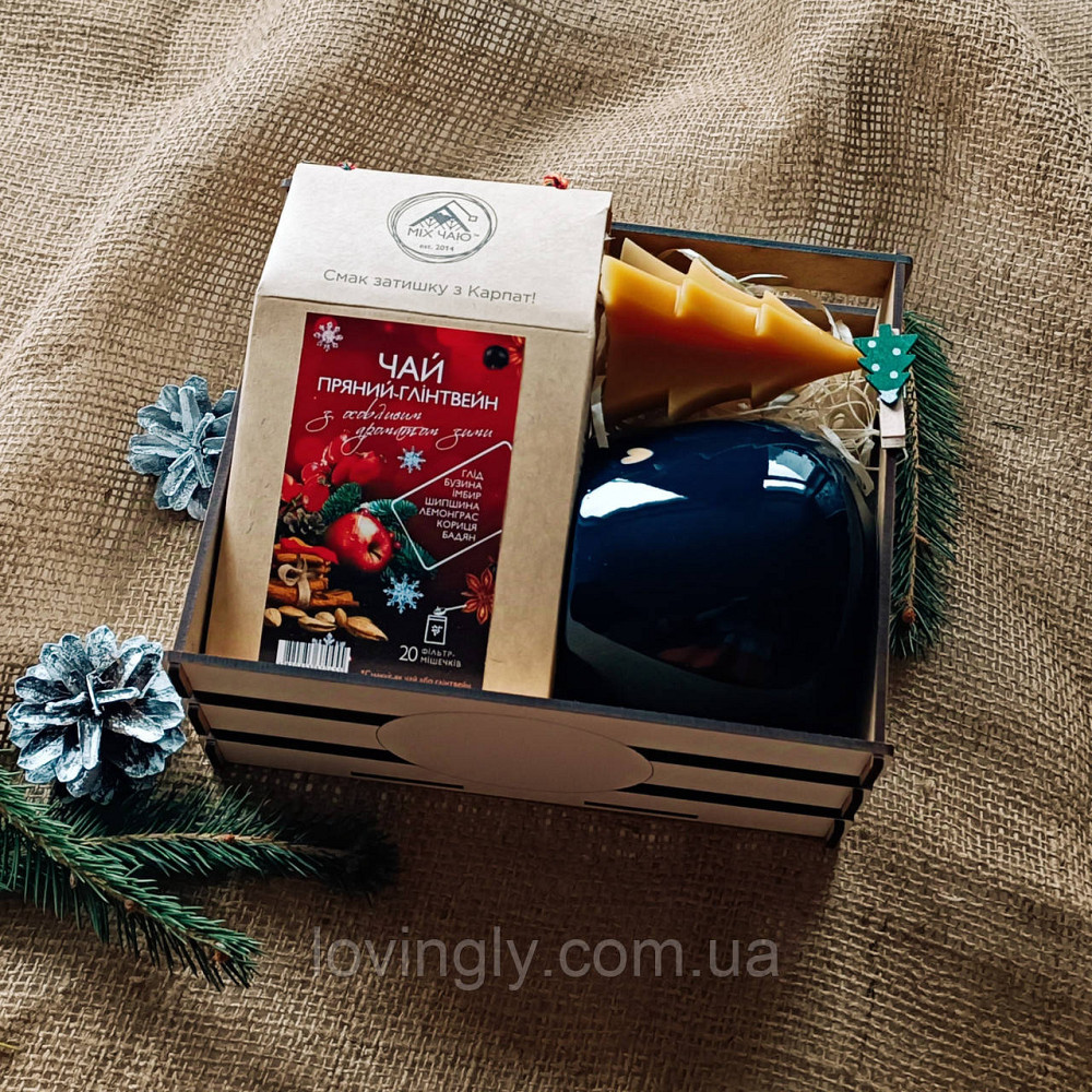 Подарунковий набір з різдвяним чаєм і чашкою. Ірпінь - фото 2