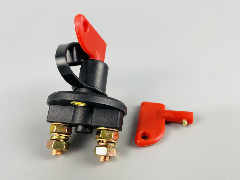 Вимикач маси універсальний, механічний 12/24 В (червона мідь) 100 A. М8 — мідний болт Мукачево - фото 5