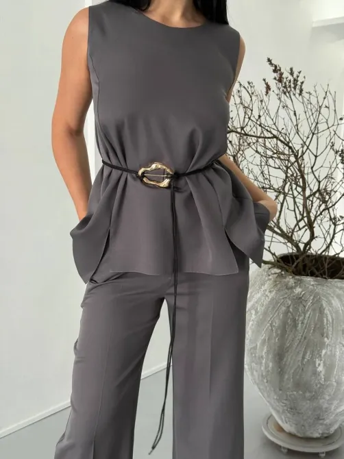 Женский костюм с ремнём — это базовый костюм на каждый день Одесса - изображение 8