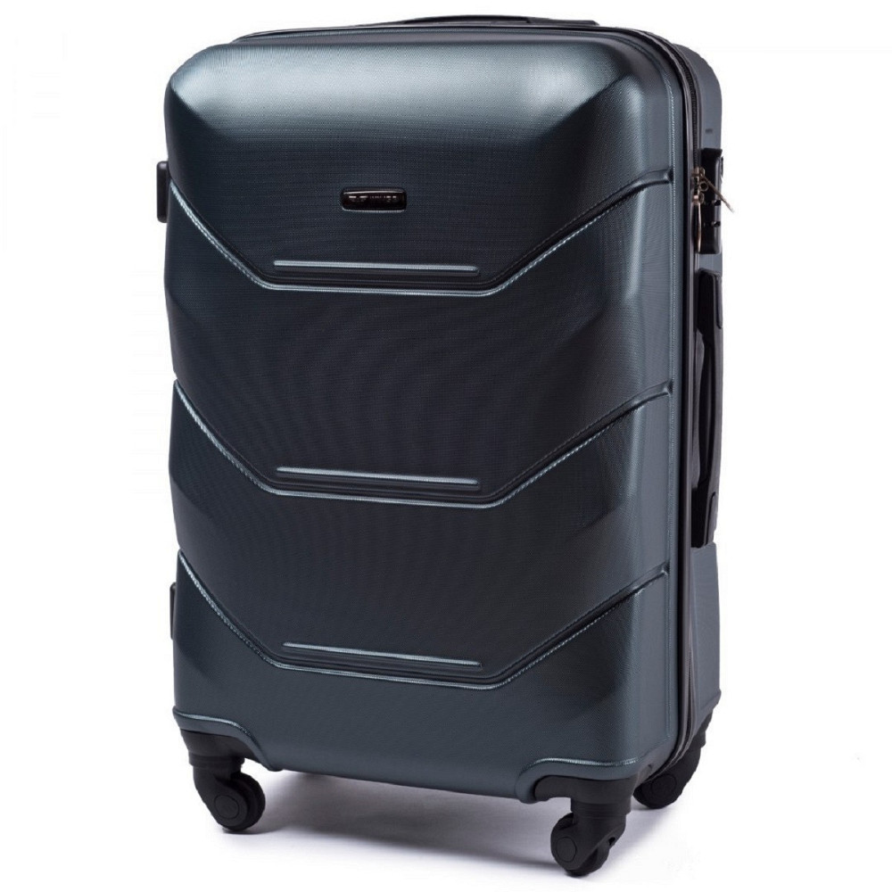 Чемодан пластиковый WINGS 147 средний темно-зеленый Киев - изображение 1