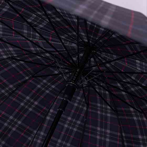 Полуавтоматический зонт-трость синий 117 см Киев