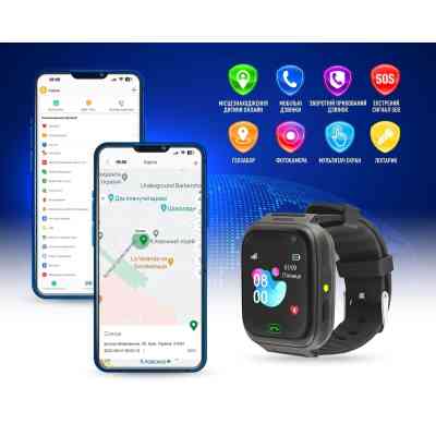 Смарт-годинник GARMIX PointPRO-100 WIFI BLACK (1002330) Вінниця