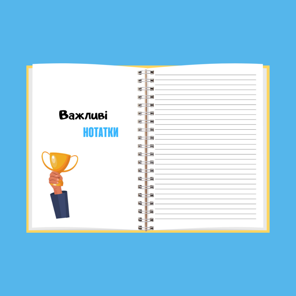 Планер (блокнот) фітнес тренера А5 Дніпро - фото 8