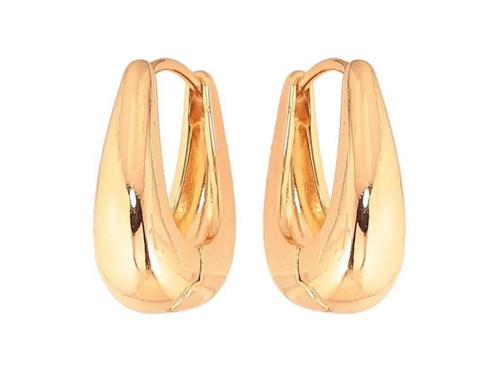 Сережки кільця Позолота 18K Декоративні арт.307484 ТМ XUPING Київ - фото 1