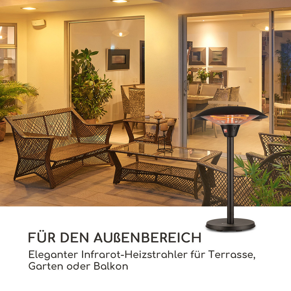 Инфракрасный обогреватель Loras с карбоновыми нагревательными змеевиками 2100 Вт IP44 (Германия, читать Ровно - изображение 3