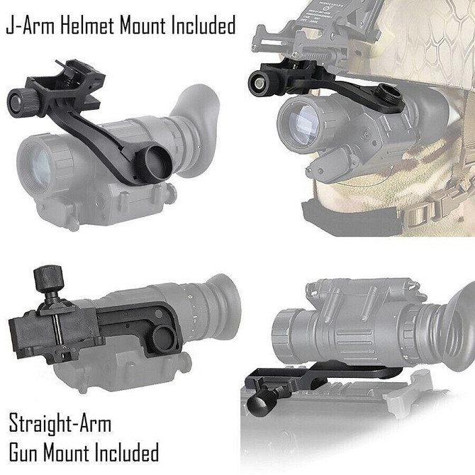Монокуляр нічного бачення PV-1011 (Digital PVS-14) + комплект кріплень NVG Вінниця - фото 8