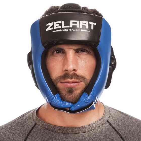 Шолом боксерський відкритий ZELART-1386 M-XL Шоломи для боксу та єдиноборств Київ