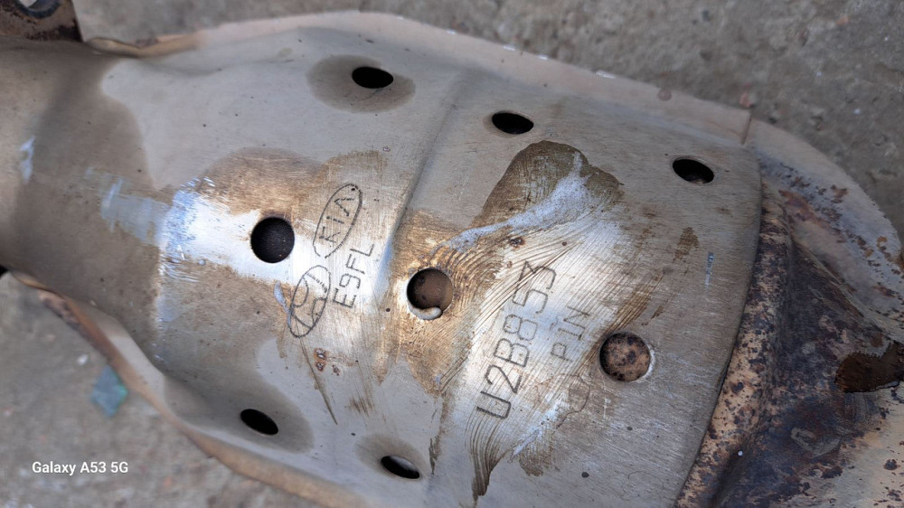 Задня частина глушника на Hyundai Tucson 2016-2021 року. Київ - фото 3