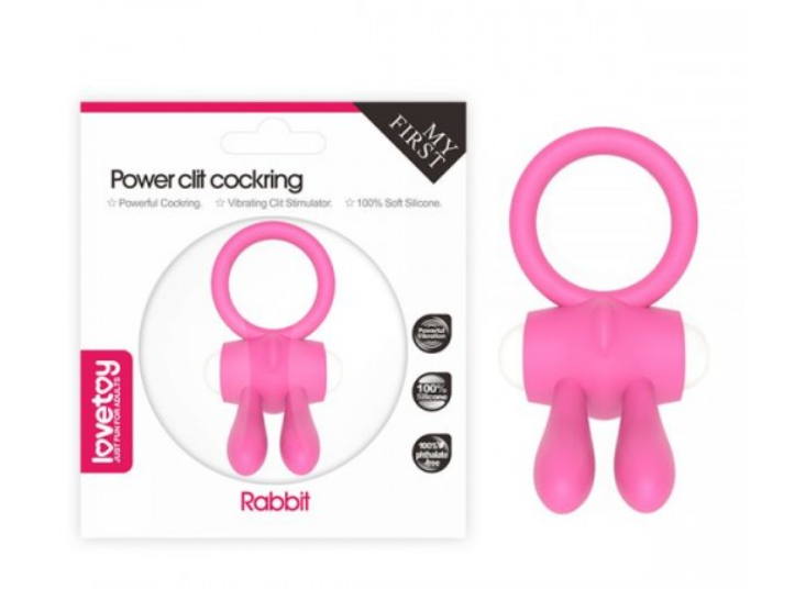 Ерекційне віброкольцо Power Clit Cockring, Pink Sex Aura Київ - фото 1
