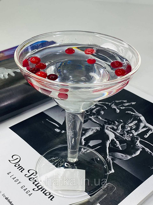 Келих для коктейлю маргарити "Оскар" 200 мл 102-561 скло прозоре Київ - фото 4