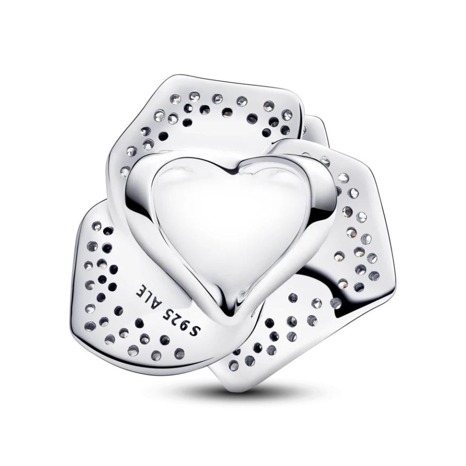 Срібна намистина Pandora "Блискуча троянда" 793245C01 MasterSem Київ - фото 2