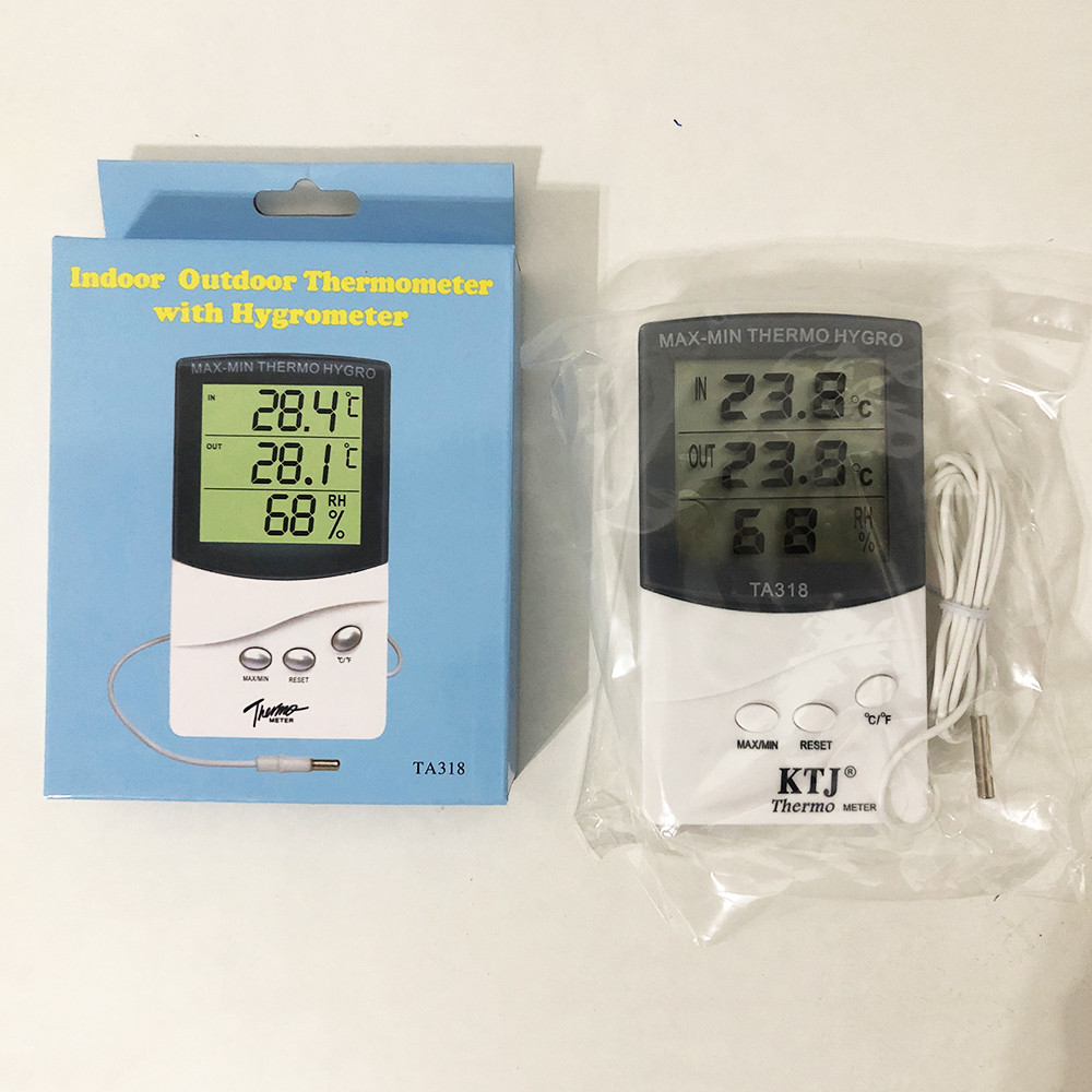 Годинник із дисплеєм температури та вологості повітря TA, Прилад термометр гігрометр ED-58 Львів - фото 9