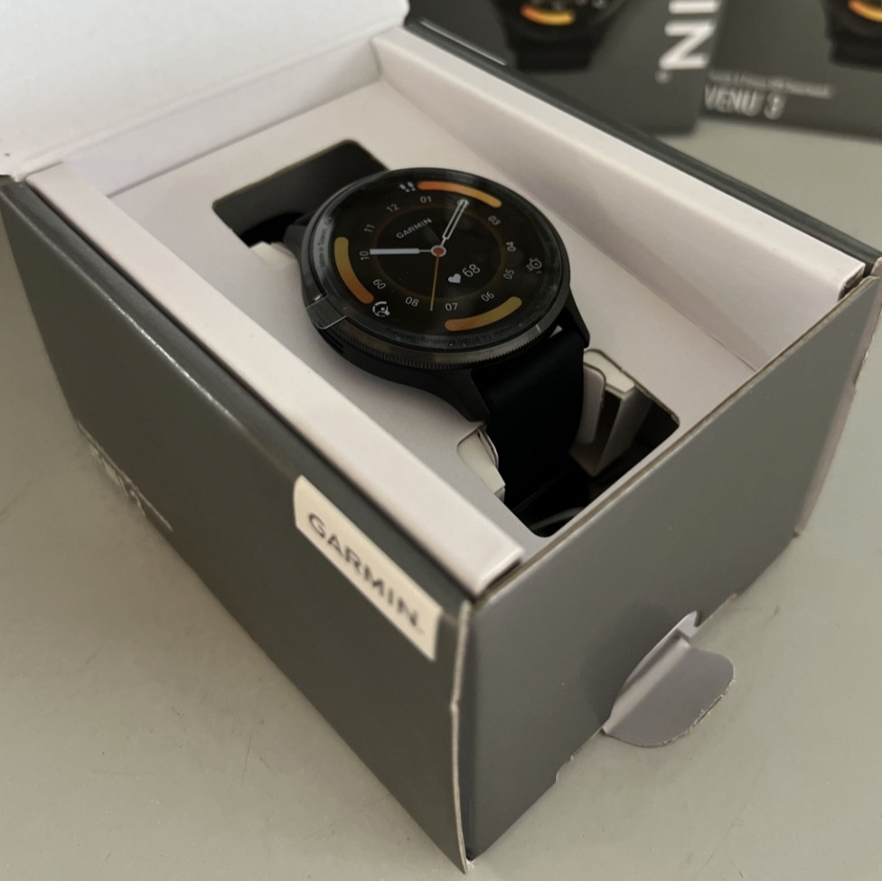СМАРТ - Часы: Garmin Venu 3 Slate S. Steel Bezel w. Black Case. Киев - изображение 2