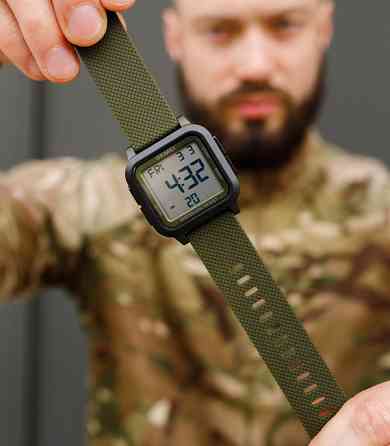 Часы мужские водостойкие тактические Skmei Chess Зеленый Винница