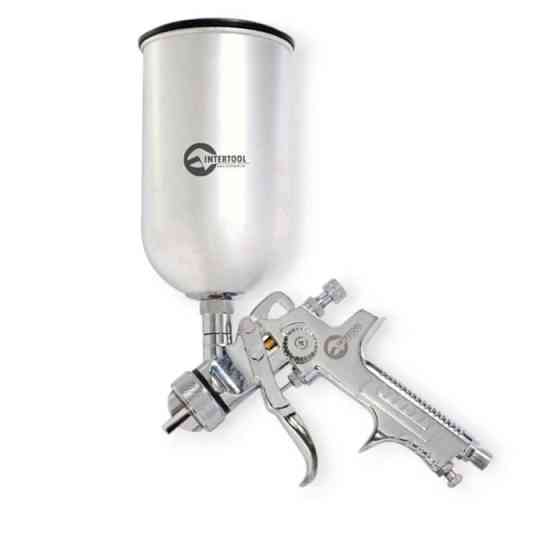 Пистолет покрасочный HVLP d-1.3 с верх. металл. бачком 1000мл Мукачево