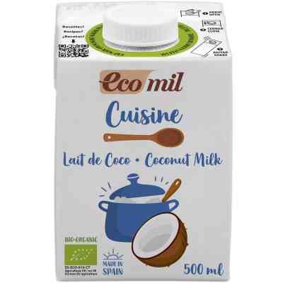 Вершки Ecomil Органічні рослинні з кокосу 500 мл (192734) Вінниця