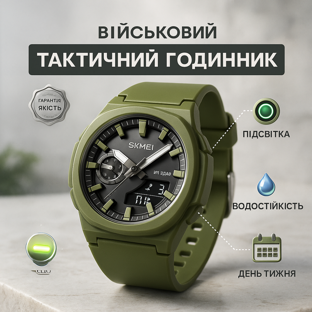 Практичний чоловічий годинник SKMEI, Цифровий годинник для активного способу життя DE-76 Львів - фото 18