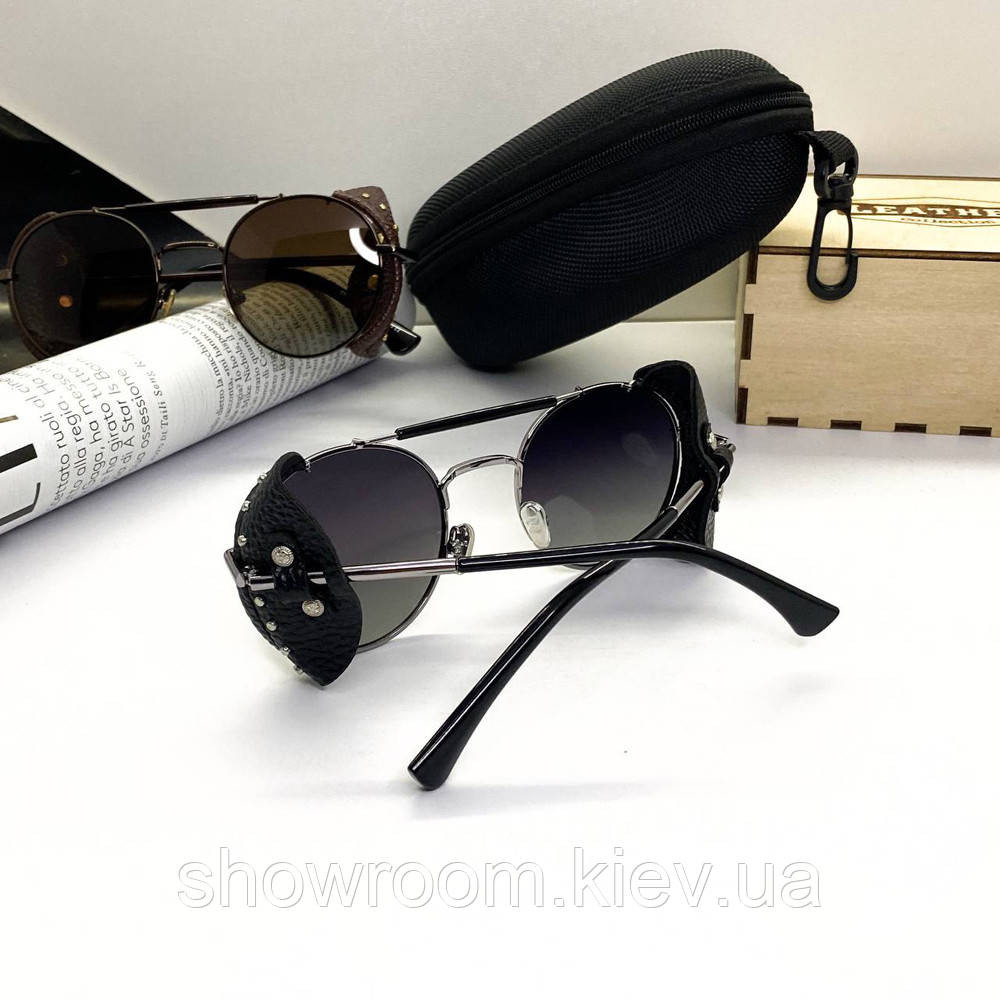 Чоловічі сонцезахисні окуляри з поляризацією Polarized (97313) grey Київ - фото 4