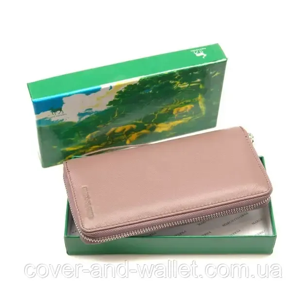 Женский пудровый кошелёк клатч на молнии из натуральной кожи Marco Coverna MC-7002-6 Киев - изображение 10