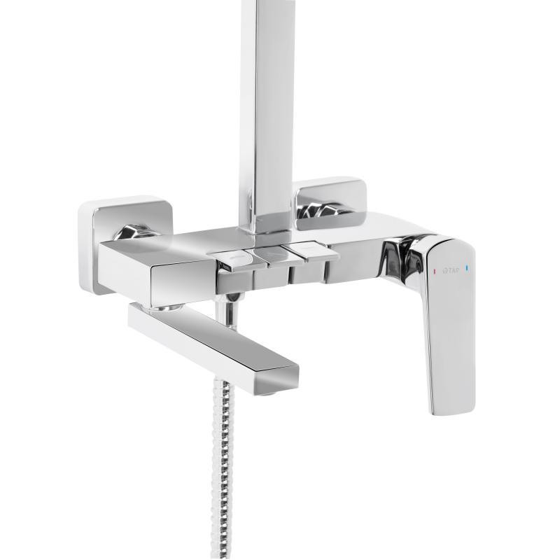 Душова система універсальна Qtap Crow на три споживачі (з виливом) QTCRO111CRM48648 Chrome Київ - фото 3
