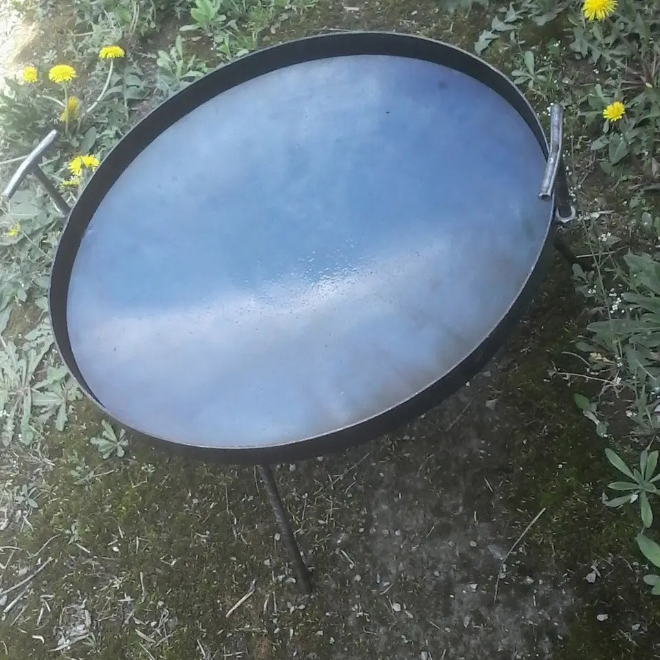 Сковорода з диска борони для багаття 60 см для пікніка, диск для смаження Київ - фото 3