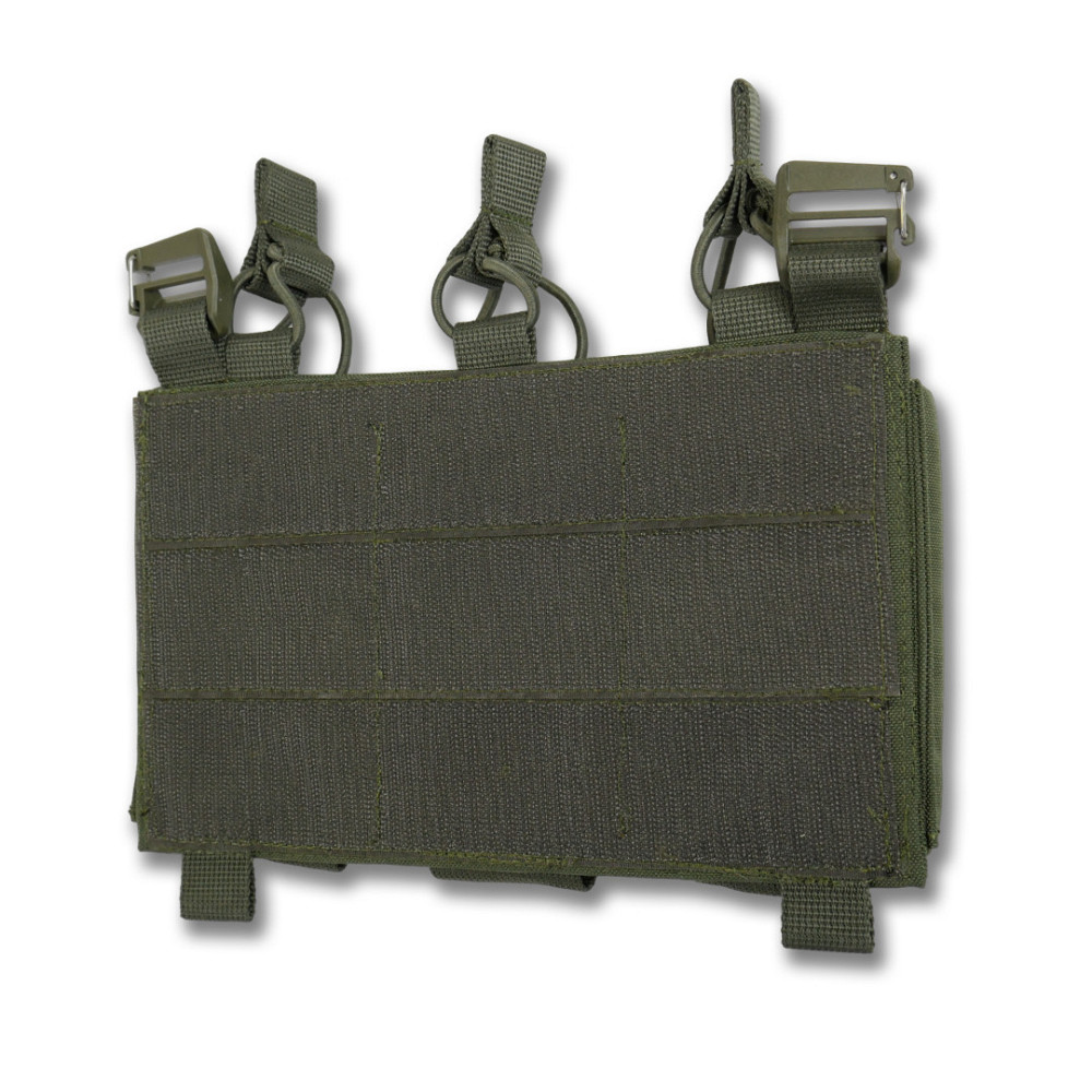 Зʼємна передня панель до плитоноски з підсумками під 3 магазини хакі Київ - фото 3