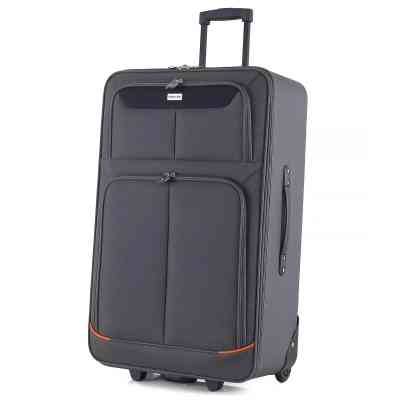 Чемодан Semi Line 28" L T5754-3 Grey/Orange Lines (DAS303344) Винница