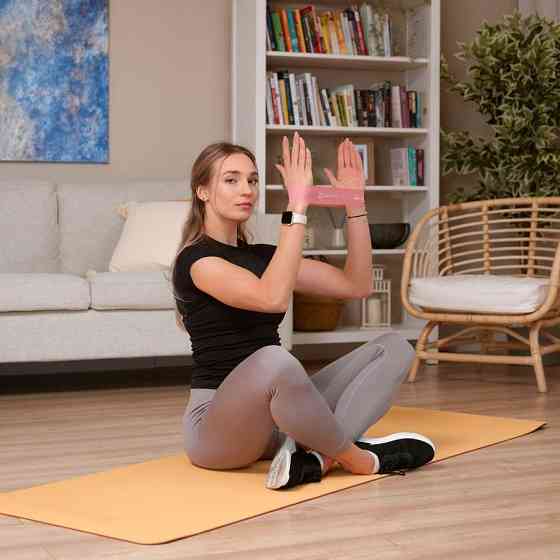 Набір резинок для фітнесу Hop-Sport 600x50мм HS-L650RLR Червоний Київ