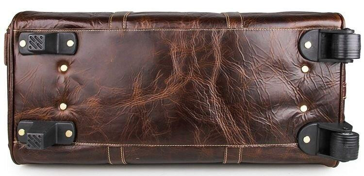 Сумка дорожня Vintage 14254 на колесах Коричнева Київ - фото 8