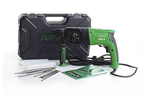 Перфоратор сетевой прямой Apro 850H 2,8 Дж 850В SDS+ в кейсе Львов
