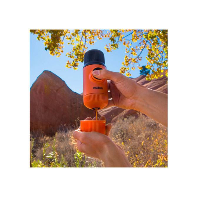 Эспрессо-кофеварка Wacaco Nanopresso с чехлом (Оранжевый) Винница - изображение 6