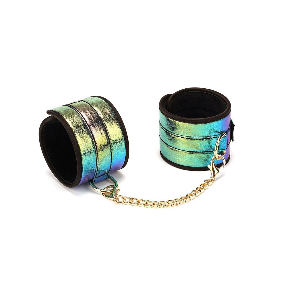 БДСМ-набір Liebe Seele Vivid Rainbow 8 Pieces Set, 8 аксесуарів, екошкіра на оксамитовій основі Sex Aura Київ - фото 10
