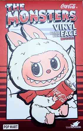 МУЗИЧНА Labubu Лабубу Кока Кола м'яка іграшка-брелок. Киев