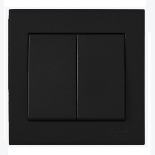 RAIN антрацит Вимикач внутрішній 2кл Лезард Житомир - изображение 1