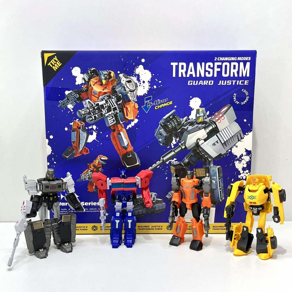 Набір трансформерів - роботи перетворюються на машини 4 шт у наборі (788-76Y) Чернігів - фото 9