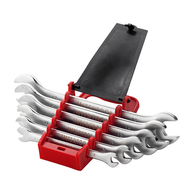 Набір ключів ріжкових, 6 шт., 6-17 мм INTERTOOL HT-1001 Киев - изображение 6