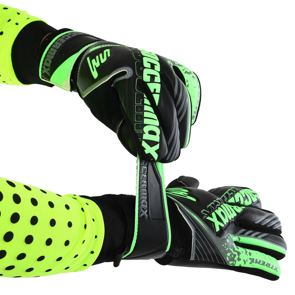 Рукавиці воротарські SOCCERMAX GK-4316, р. 8 Вишневе - фото 6