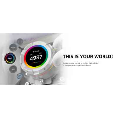 Система жидкостного охлаждения ID-Cooling SL360 XE White Винница