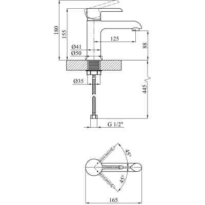 Душовий гарнітур Kroner Essen-SCH063 + змішувач Essen-SCH010 (CVS30210) Вінниця