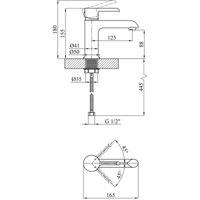 Душовий гарнітур Kroner Essen-SCH063 + змішувач Essen-SCH010 (CVS30210) Вінниця - фото 6