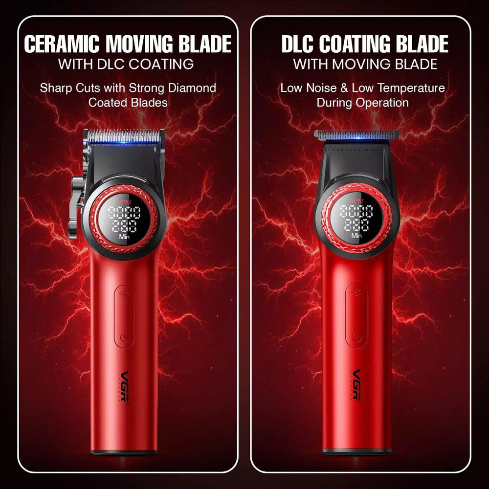 Акумуляторний універсальний тример для стрижки VGR, Професійна електробритва, Бритва тример машинка LC-20 Київ - фото 3