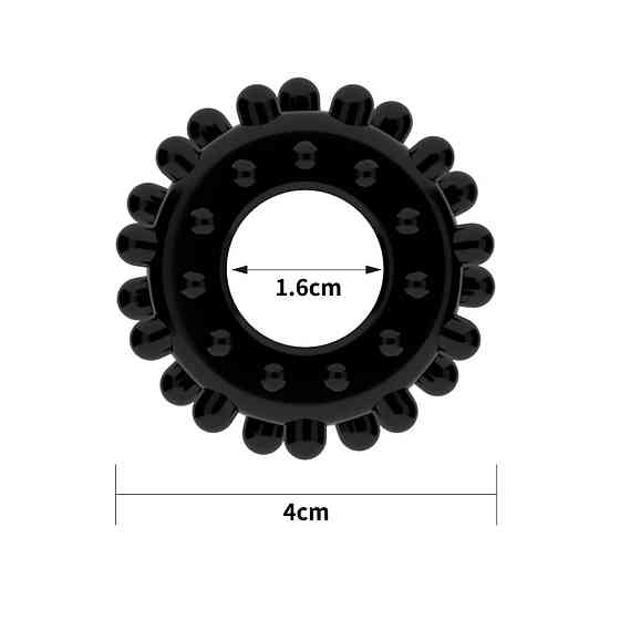 Ерекційне кільце - Power Plus Cockring 2 Black Sex Aura Київ