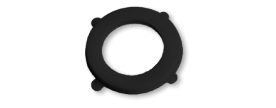 Прокладка 1/2" BLACK - 50 шт., ECO-UB505 Київ