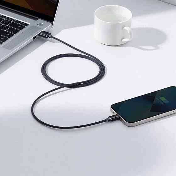 Кабель Baseus Crystal Shine Series для быстрой зарядки и передачи данных USB - Lightning 2.4A 1.2m, цвет Одесса