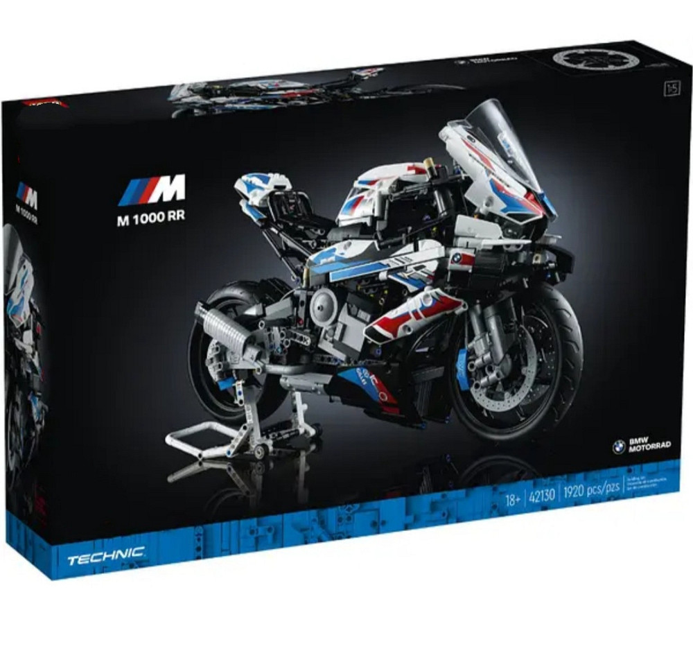 Конструктор мотоцикл  Technic BMW M 1000 RR 1920  деталей маштаб 1:10 мотоцикл БМВ Київ - фото 2