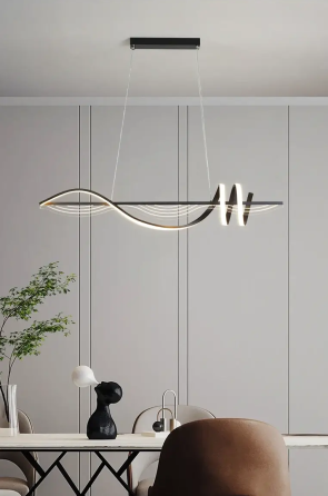 Светодиодная люстра Меч PJ910 (100см) Черная Киев