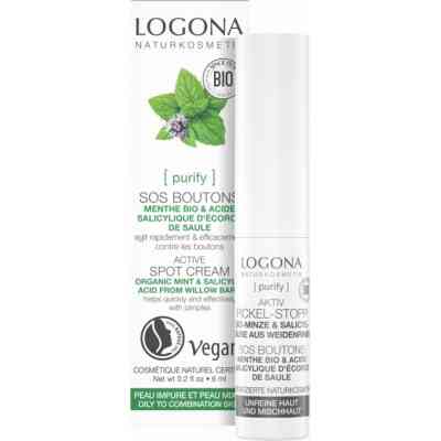 Крем для лица Logona Стоп-прыщи для проблемной кожи 6 мл (4017645043244) Винница