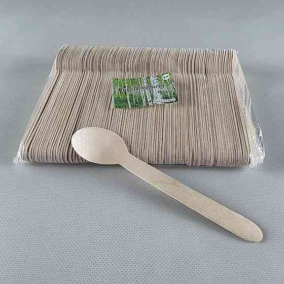 Ложка столова дерев'яна, 15,7 см, (1 пачка) Харків