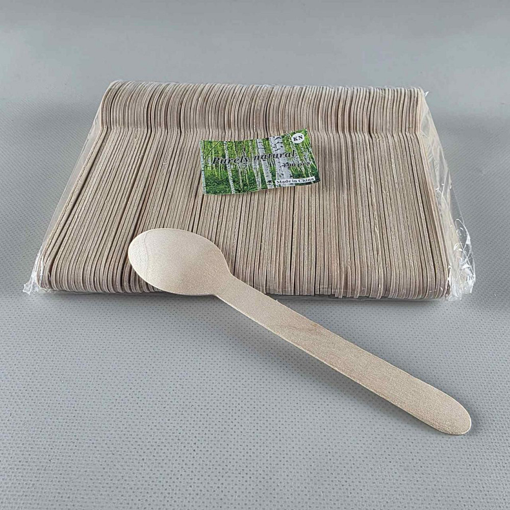 Ложка столовая деревянная, 15,7 см, (1 пачка) Харьков - изображение 2